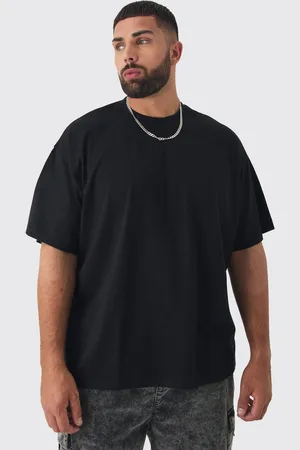 Boohoo Camiseta Plus Oversize Con Cuello De Caja