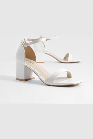 Boohoo Tacones De Holgura Ancha Minimalistas Bajos Gruesos