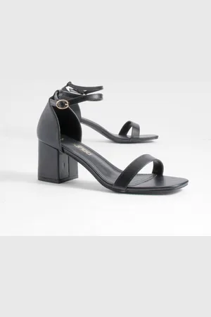Boohoo Tacones De Holgura Ancha Minimalistas Bajos Gruesos
