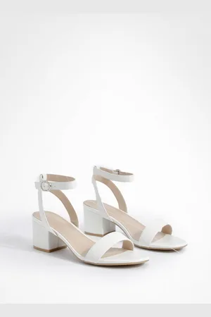 Boohoo Tacones De Holgura Ancha Minimalistas Bajos Gruesos