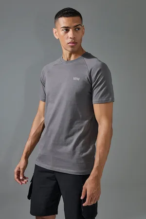 Boohoo Camiseta Man Active Deportiva De Ranglán