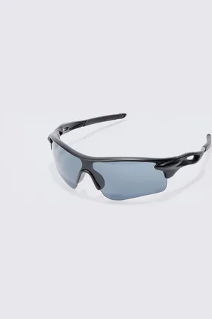 Boohoo Gafas De Sol Man Active Con Lentes De Goma Ahumadas