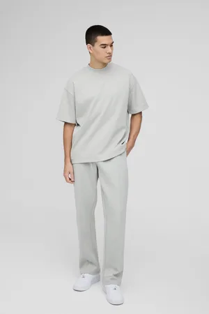 Boohoo Conjunto Oversize De Pantalón Deportivo Y Camiseta Entrelazada