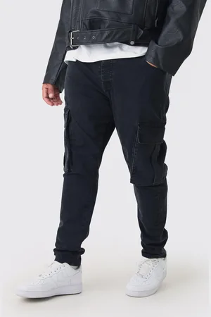 Boohoo Vaqueros Plus Pitillo Elásticos Cargo