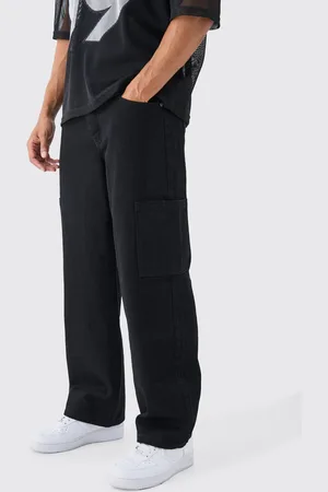 Boohoo Vaqueros Cargo Holgados Sin Tratar