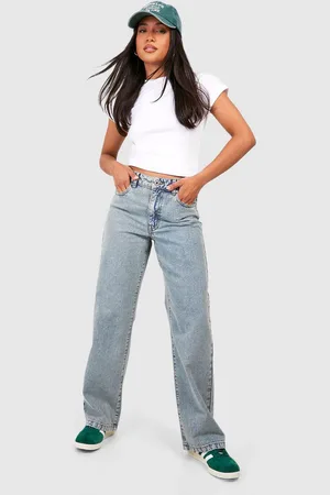 Boohoo Vaqueros Petite Boyfriend Básicos