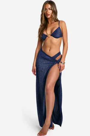 Boohoo Pareo De Purpurina Con Nudo Lateral