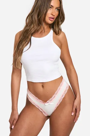 Boohoo Pack De 3 Braguitas Con Ribete De Encaje