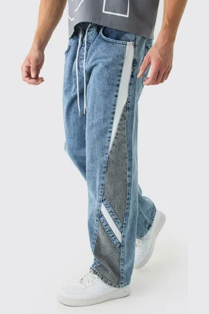 Boohoo Vaqueros Holgados Sin Tratar Con Cintura Elástica