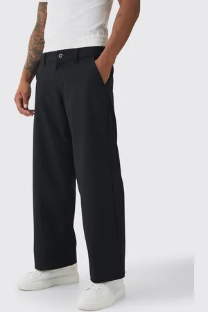 Boohoo Pantalón Ancho Con Bóxer Y Cintura Elástica Doble