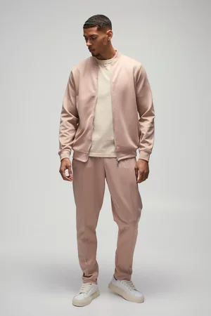 Boohoo Pantalón Deportivo Y Chaqueta Bomber De Scuba Con Unión