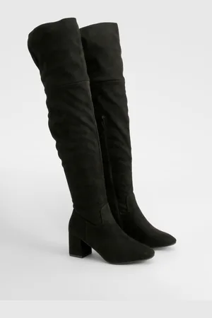 Boohoo Botas Mosqueteras Con Tacón Grueso