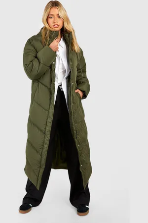 Boohoo Chaqueta Acolchada Maxi Con Capucha