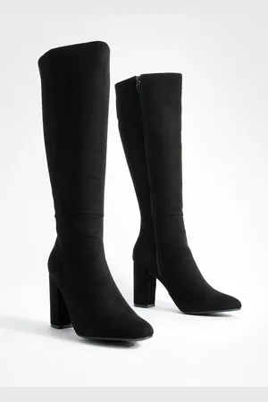 Boohoo Botas De Tacón Por La Rodilla