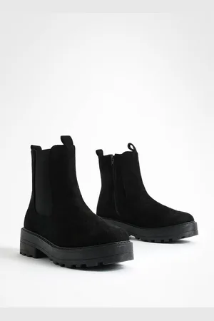 Boohoo Botas Chelsea Gruesas Con Etiqueta