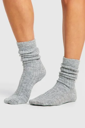 Boohoo Calcetines Holgados De Canalé Suave