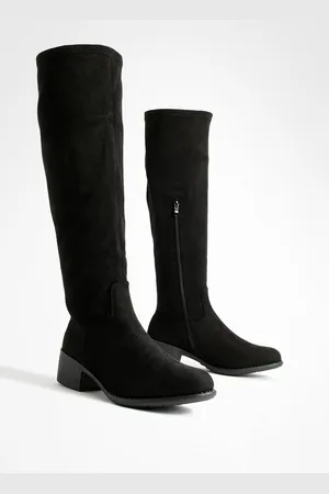 Boohoo Botas Por La Rodilla Planas