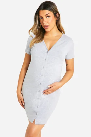 Boohoo Pack De 2 Camisones Premamá Con Botones