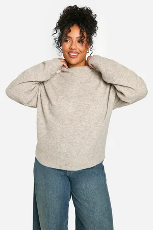 Boohoo Jersey Plus De Punto Suave Con Cuello Alto