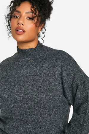 Boohoo Jersey Plus De Punto Suave Con Cuello Alto