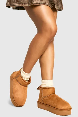 Boohoo Botas Tobilleras Cómodas Con Plataforma