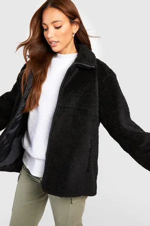 Boohoo Chaqueta Tall De Pelo Sintético Con Cremallera