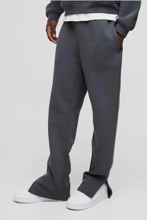 Boohoo Pantalón Deportivo Regular Con Abertura En El Bajo