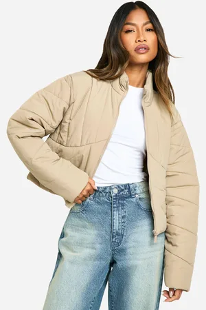Boohoo Chaqueta Acolchada Con Detalle De Costuras