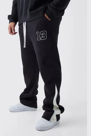 Boohoo Pantalón Deportivo Plus Ajustado De Campana Con Refuerzo Universitario