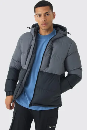 Boohoo Chaqueta Acolchada Con Capucha Y Colores En Bloque