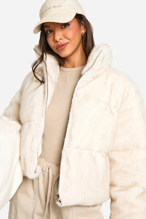 Boohoo Chaqueta Acolchada De Pelo Sintético