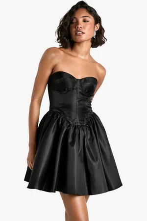 Boohoo Corsé Tall Mini Con Tiras Cruzadas
