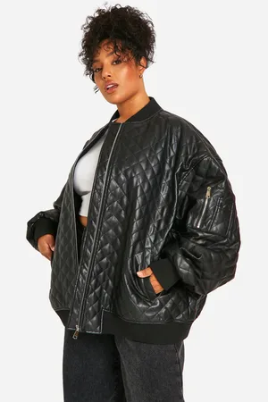 Boohoo Chaqueta Plus Bomber Oversize Acolchada
