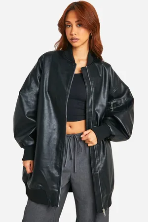 Boohoo Chaqueta Bomber Oversize Larga
