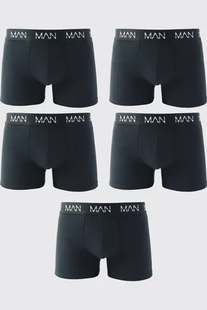 Boohoo Pack De 5 Calzoncillos Clásicos Con Letras Man