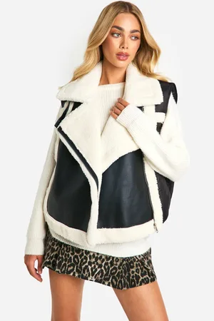 Boohoo Chaleco De Aviador Con Paneles