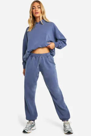 Boohoo Pantalón Deportivo Oversize Con Lavado A La Piedra