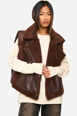 Boohoo Chaleco De Aviador Con Paneles