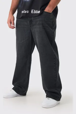 Boohoo Vaqueros Plus Holgados Sin Tratar