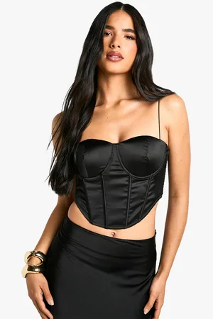 Boohoo Corsé De Raso Con Tirantes