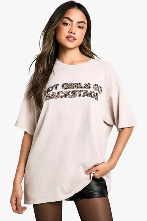 Boohoo Camiseta Oversize Con Estampado De Hot Girls Go Backstage