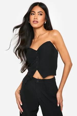 Boohoo Chaleco Palabra De Honor Estilo Corsé