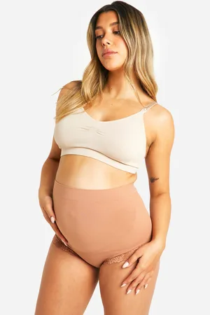 Boohoo Braguita Premamá Moldeadora Con Ribete De Encaje