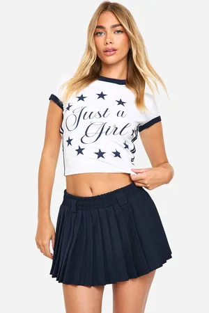 Boohoo Camiseta De Rayas Just A Girl