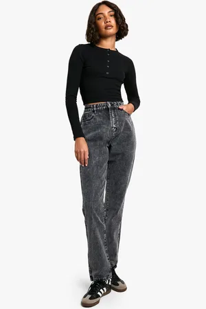Boohoo Vaqueros Tall Mom Básicos De Tiro Alto
