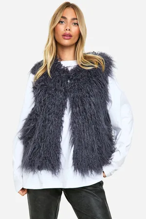 Boohoo Chaleco De Pelo Sintético Mongol