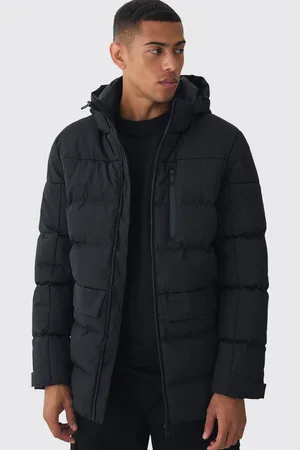 Boohoo Chaqueta Acolchada De Largo Medio Con Capucha En