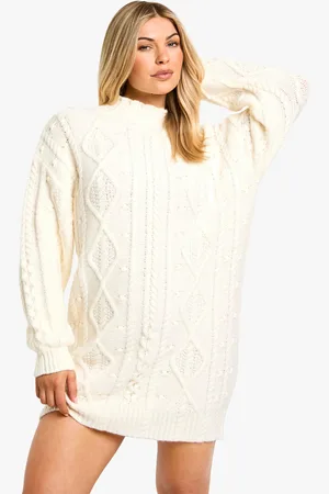 Boohoo Vestido Mini De Punto En Ochos