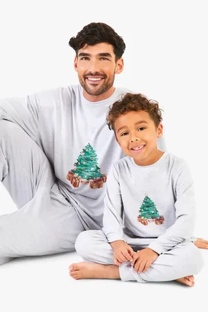 Boohoo Pijama Infantil Con Estampado Tree Family