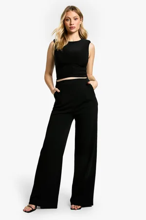 Boohoo Pantalón Premamá Entallado De Pernera Ancha